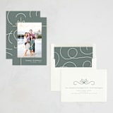 "Gilded Ribbon" - Holiday Cards in Dusk by Michelle Taylor - Assembled