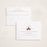 "Picture Perfect" - Holiday Cards in Holly Berry by Erin German - FREE Recipient Addressing