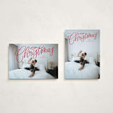"Picture Perfect" - Holiday Cards in Holly Berry by Erin German - Photo Orientation Options