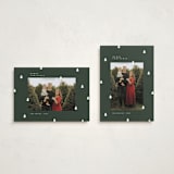 "Scattered Trees" - Holiday Cards in Fern by Michelle Taylor - Photo Orientation Options