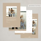 "Little Bow" - Holiday Cards in Winter by Yuliya Evseeva - Back of Card Options
