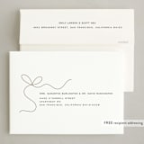 "Little Bow" - Holiday Cards in Winter by Yuliya Evseeva - FREE Recipient Addressing