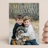 "Sweetly Simple" - Holiday Cards in Blush by Melanie Severin - Front