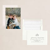 "Sweetly Simple" - Holiday Cards in Blush by Melanie Severin - Assembled