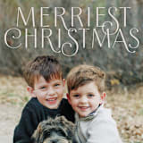 "Sweetly Simple" - Holiday Cards in Blush by Melanie Severin - Detail