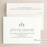 "Sweetly Simple" - Holiday Cards in Blush by Melanie Severin - FREE Recipient Addressing