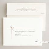 "Gift Wrapped" - Holiday Cards in Eggnog by Lauren Chism - FREE Recipient Addressing