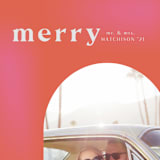 "Retro Merry Married" - Holiday Cards in Candy by Kanika Mathur - Detail