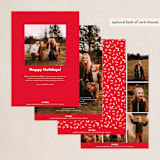 "Simply Written" - Holiday Cards in Snow by Nam Bourassa - Back of Card Options
