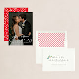 "Simply Written" - Holiday Cards in Snow by Nam Bourassa - Assembled