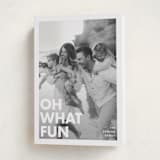 "Holiday Poster" - Holiday Cards in Snow by Maria Alou - Folded Card