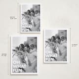 "Holiday Poster" - Holiday Cards in Snow by Maria Alou - Formats Available