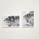 "Holiday Poster" - Holiday Cards in Snow by Maria Alou - Photo Orientation Options