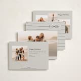 "Cascading Bow" - Holiday Cards in Putty by Lauren Chism - Back of Card Options