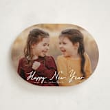 "Winter Greetings" - Holiday Cards in Snow by Ashley Iwafuchi - Front