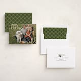 "Big Time" - Holiday Cards in Snow by Inkblot Design - Assembled