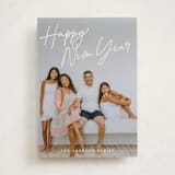 "Caroling" - Holiday Cards in Eggnog by Robert and Stella - Front