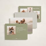 "All Evergreen" - Holiday Cards in Greenery by Heather Cairl - Back of Card Options