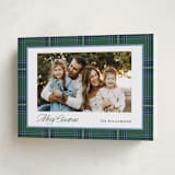 "Navy Baby" - Holiday Cards in Evergreen by Cindy Reynolds - Folded Card