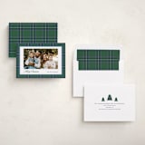 "Navy Baby" - Holiday Cards in Evergreen by Cindy Reynolds - Assembled