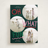 "Fun Redux" - Holiday Cards in Elf Shoes by Everett Paper Goods - Front