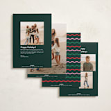 "Fun Redux" - Holiday Cards in Elf Shoes by Everett Paper Goods - Back of Card Options