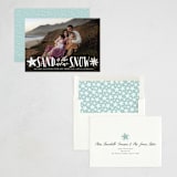 "Sand and Snow" - Holiday Cards in Shaved Ice by Ali Means - Assembled
