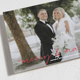 "Merry and Married" - Holiday Cards in Santa Suit by Design Lotus - Detail