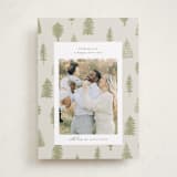 "All Evergreen" - Holiday Cards in Greenery by Heather Cairl - Front