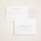 "The Charleston" - Holiday Cards in Navy by Kristie Kern - FREE Recipient Addressing
