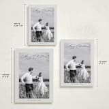 "Chic Script" - Holiday Cards in Dove by Nicoletta Savod - Formats Available