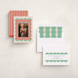 "Layered frame" - Holiday Cards in Mint Chip by Morgan Kendall - Assembled