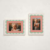 "Layered frame" - Holiday Cards in Mint Chip by Morgan Kendall - Photo Orientation Options