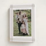 "Traditional Plaid" - Holiday Cards in Tan by Ashley Presutti Beasley - Folded Card