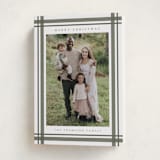 "Traditional Plaid" - Holiday Cards in Sage by Ashley Presutti Beasley - Folded Card