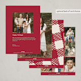 "Warm Fuzzy" - Holiday Cards in Cherry Pie by Merian - Back of Card Options