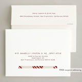 "Warm Fuzzy" - Holiday Cards in Cherry Pie by Merian - FREE Recipient Addressing