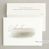 "Sheer Wash" - Holiday Cards in Cherry by Nicoletta Savod - FREE Recipient Addressing