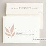 "encompassing" - Holiday Cards in Blush by Olivia Goree - FREE Recipient Addressing