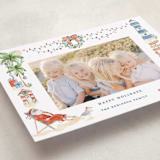 "Beach Holidays" - Holiday Cards in Sea Salt by Sarah Knight - Detail