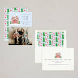 "Home Sweet Home" - Holiday Cards in Lollipop by Brooke Chandler - Assembled