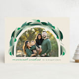 "paper arbor" - Holiday Cards in Evergreen by Carrie Moradi - Front