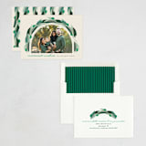 "paper arbor" - Holiday Cards in Evergreen by Carrie Moradi - Assembled