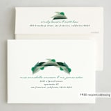 "paper arbor" - Holiday Cards in Evergreen by Carrie Moradi - FREE Recipient Addressing