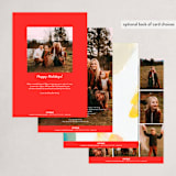 "Playful Palette" - Holiday Cards in Rainbow by Lindsay Megahed - Back of Card Options