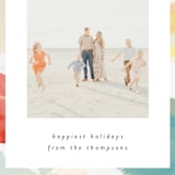 "Playful Palette" - Holiday Cards in Rainbow by Lindsay Megahed - Detail