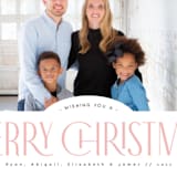 "Classic headline" - Holiday Cards in Gumdrop by Orasie - Detail