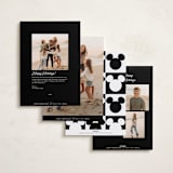 "Magical Year" - Holiday Cards in Ink by Mackenzie Clarken - Back of Card Options