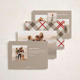 "Oh what fun script" - Holiday Cards in Linen by Karidy Walker - Back of Card Options