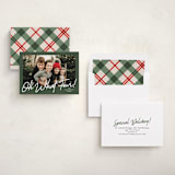 "Oh what fun script" - Holiday Cards in Forest by Karidy Walker - Assembled